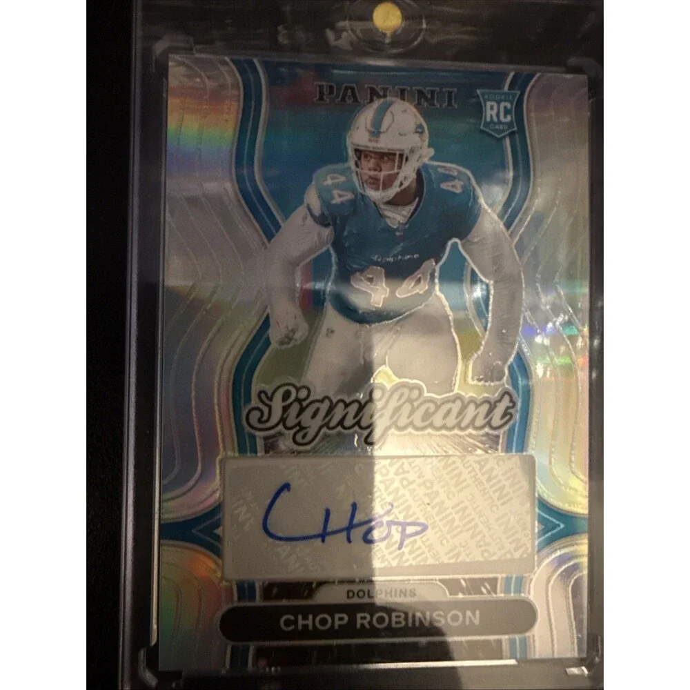 2024 Panini Prizm Chop Robinson Rookie Significant Signatures Auto Silver Prizm